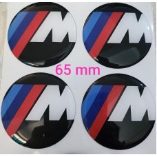 BMW M/// Plasto (damla) Yapıştırma Jant Göbeği 4'lü 65 mm