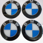 BMW Plasto (damla) Yapıştırma Jant Göbeği 4'lü 65 mm