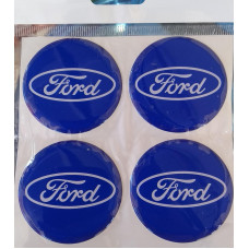 Ford Plasto (damla) Yapıştırma Jant Göbeği 4'lü 45 mm