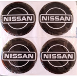 NISSAN Plasto (damla) Yapıştırma Jant Göbeği 4'lü 45 mm