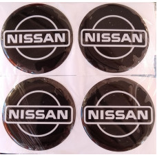 NISSAN Plasto (damla) Yapıştırma Jant Göbeği 4'lü 45 mm