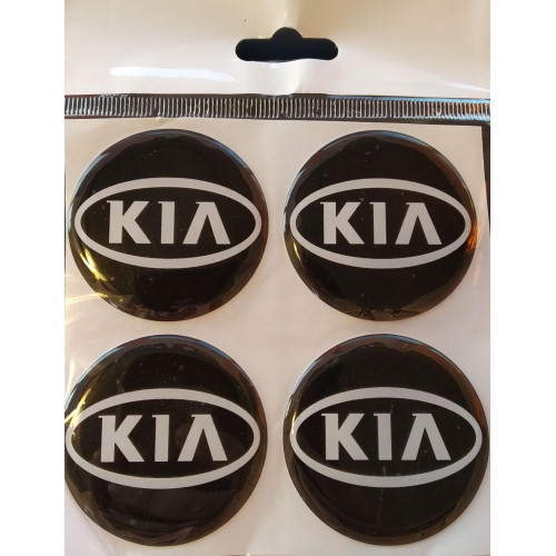 Kia Plasto (damla) Yapıştırma Jant Göbeği 4'lü 56 mm