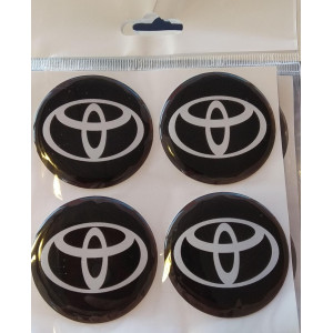 Toyota Plasto (damla) Yapıştırma Jant Göbeği 4'lü 50 mm