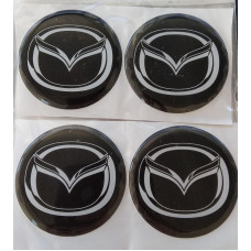 MAZDA Plasto (damla) Yapıştırma Jant Göbeği 4'lü 45 mm