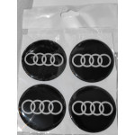 AUDİ Plasto (damla) Yapıştırma Jant Göbeği 4'lü 56 mm