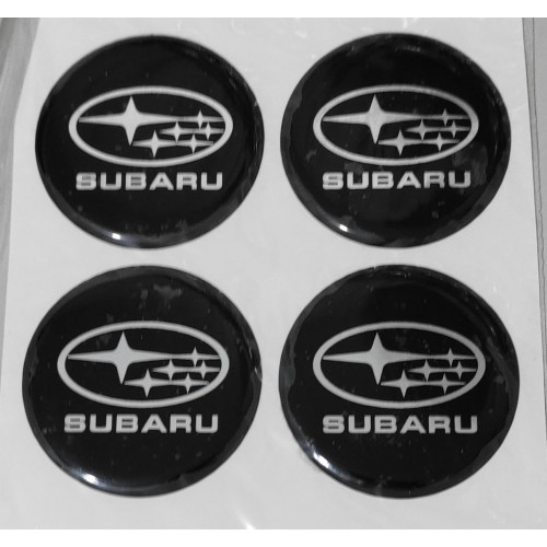 SUBARU Metalize Plasto (damla) Yapıştırma Jant Göbeği 4'lü 56 mm