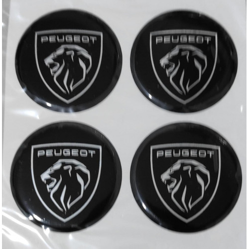 PEUGEOUT Metalize Plasto (damla) Yapıştırma Jant Göbeği 4'lü 56 mm