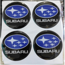 SUBARU Plasto (damla) Yapıştırma Jant Göbeği 4'lü 56 mm