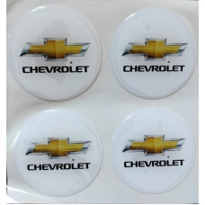 CHEVROLET Plasto (damla) Yapıştırma Jant Göbeği 4'lü 50 mm