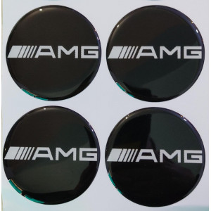 AMG Plasto (damla) Yapıştırma Jant Göbeği 4'lü 75 mm