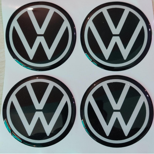 Vw Volkswagen Plasto (damla) Yapıştırma Jant Göbeği 4'lü 75 mm