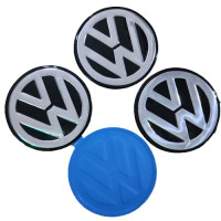 Volkswagen Alüminyum Yapıştırma Jant Göbeği 4'lü 90mm
