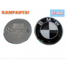 Bmw 82mm Ön Kaput Arma Ön Logo Bmw Amblem Silikon Kaplama