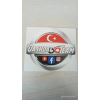 Yeni Qashqai Family Team  Etiketi (8,5 cm)