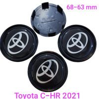 Toyota C-HR 2021 Uyumlu Geçmeli Jant Göbeği 4 lü paket 68-63 mm