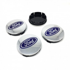 Ford Metal Geçme Jant Göbeği Gri 4'lü 60mm dış çap-55mm iç çap