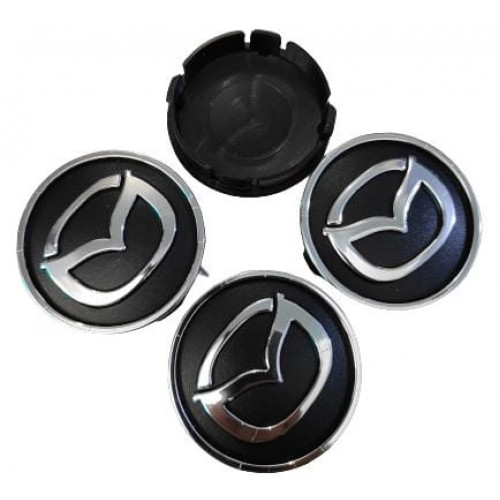 Mazda Kabartma Geçme Jant Göbeği 4'lü 60mm-55mm