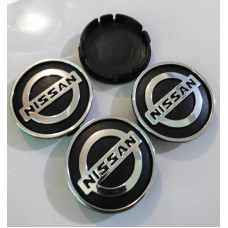 Nissan Kabartma Geçme Jant Göbeği 4'lü 60mm-55mm