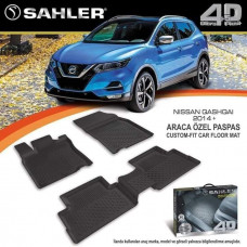 Nissan Qashai 2014+   4.5D Araca özel Paspas (ücretsiz Kargo)