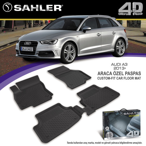 Audi A3 2013+   4.5D Araca özel Paspas (ücretsiz Kargo)