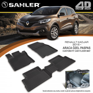 Renault Kadjar 2015+   4.5D Araca özel Paspas (ücretsiz Kargo)