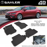 Seat Leon 2013+   4.5D Araca özel Paspas (ücretsiz Kargo)