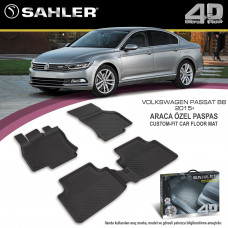 VW Passat B8 2015+   4.5D Araca özel Paspas (ücretsiz Kargo)